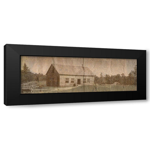 Country Side Landscape 2 Black Modern Wood Framed Art Print by Lewis, Sheldon