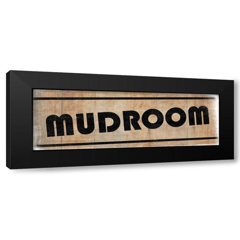 MudRoom Black Modern Wood Framed Art Print by Lewis, Sheldon