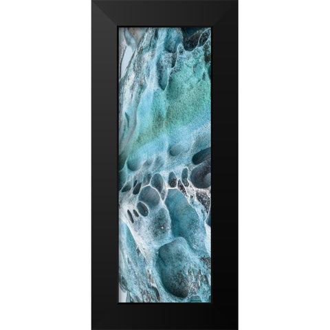 Coastal Rock 1 Black Modern Wood Framed Art Print by Lewis, Sheldon