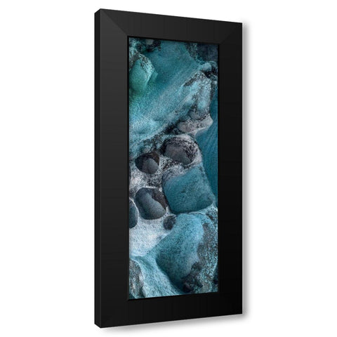 Coastal Rock 2 Black Modern Wood Framed Art Print with Double Matting by Lewis, Sheldon