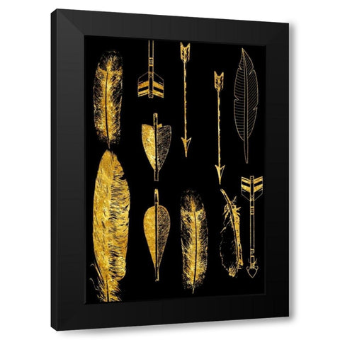 The Hunt Black Modern Wood Framed Art Print with Double Matting by Lewis, Sheldon