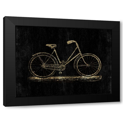 Be Anywhere Black Modern Wood Framed Art Print with Double Matting by Lewis, Sheldon