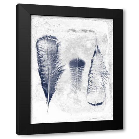 Three Of A Kind Black Modern Wood Framed Art Print with Double Matting by Lewis, Sheldon