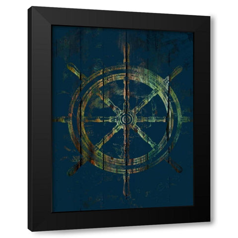 Guide Us Captain 1 Black Modern Wood Framed Art Print by Lewis, Sheldon