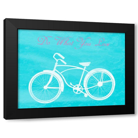 Do What You Like Black Modern Wood Framed Art Print by Lewis, Sheldon