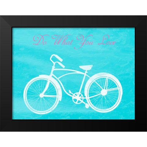 Do What You Like Black Modern Wood Framed Art Print by Lewis, Sheldon