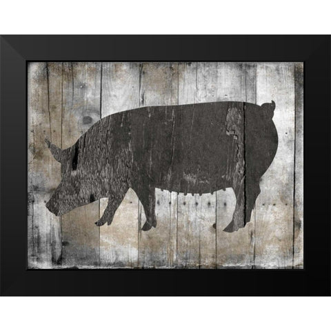 Organically Grown Black Modern Wood Framed Art Print by Lewis, Sheldon