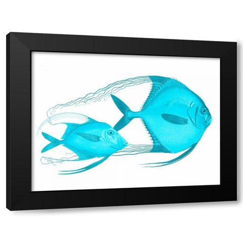 Angelic Host Black Modern Wood Framed Art Print by Lewis, Sheldon