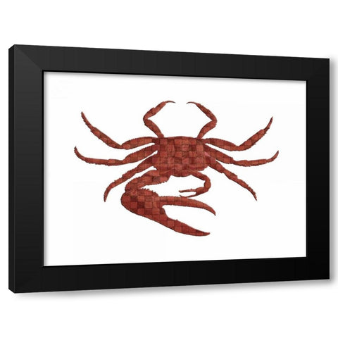 Crustation Pattern 1 Black Modern Wood Framed Art Print by Lewis, Sheldon