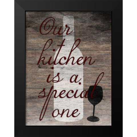 Special Kitchen Black Modern Wood Framed Art Print by Lewis, Sheldon