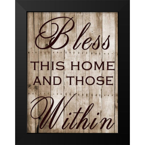 Those Within Black Modern Wood Framed Art Print by Lewis, Sheldon