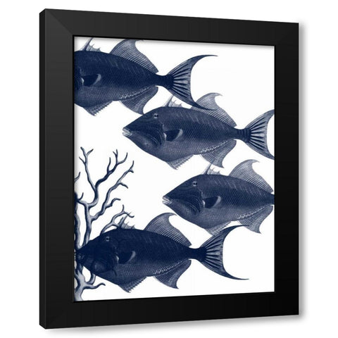 Coastal Orchestra Black Modern Wood Framed Art Print by Lewis, Sheldon