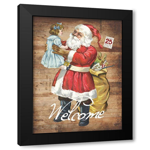 Welcome 2 Black Modern Wood Framed Art Print with Double Matting by Lewis, Sheldon