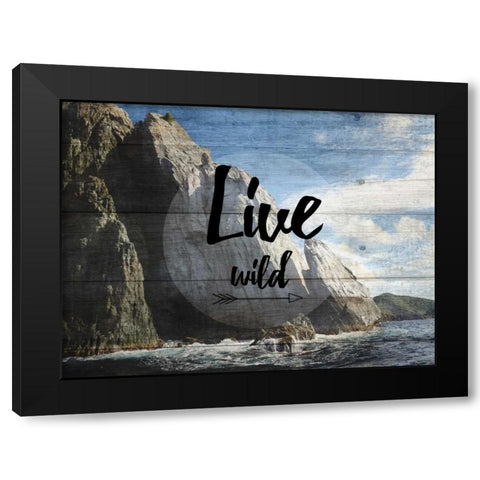 Your Adventure Black Modern Wood Framed Art Print by Lewis, Sheldon