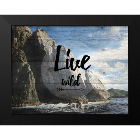 Your Adventure Black Modern Wood Framed Art Print by Lewis, Sheldon