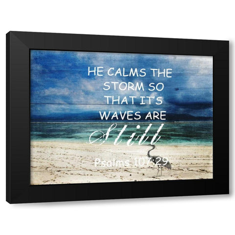 Its Waves Are Still Black Modern Wood Framed Art Print by Lewis, Sheldon