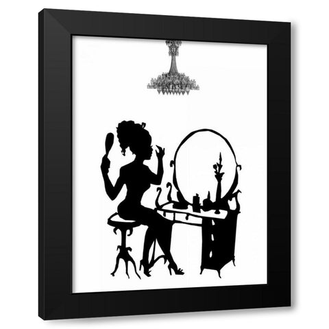 Style 2 Black Modern Wood Framed Art Print by Lewis, Sheldon