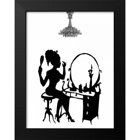 Style 2 Black Modern Wood Framed Art Print by Lewis, Sheldon