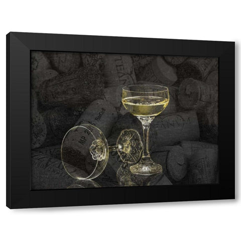 Elegant Transparent 3 Black Modern Wood Framed Art Print with Double Matting by Lewis, Sheldon