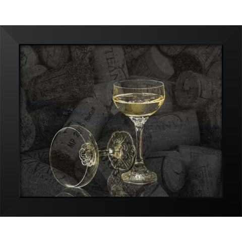 Elegant Transparent 3 Black Modern Wood Framed Art Print by Lewis, Sheldon