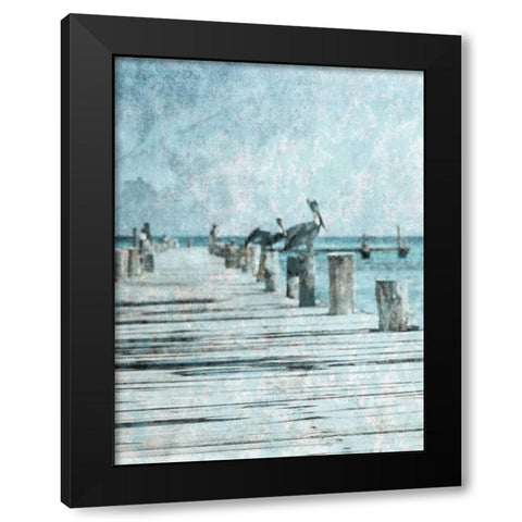 Coastal Pride 2 Black Modern Wood Framed Art Print with Double Matting by Lewis, Sheldon