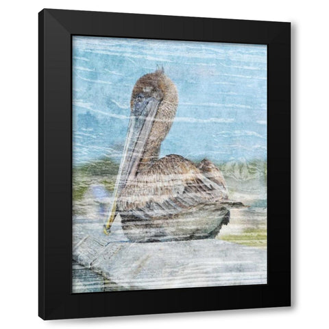 Coastal Pride 3 Black Modern Wood Framed Art Print with Double Matting by Lewis, Sheldon