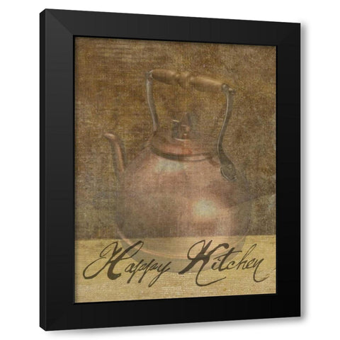 Vintage Pot Black Modern Wood Framed Art Print with Double Matting by Lewis, Sheldon