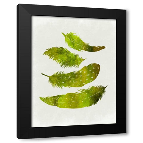 Marqius Village Black Modern Wood Framed Art Print by Lewis, Sheldon