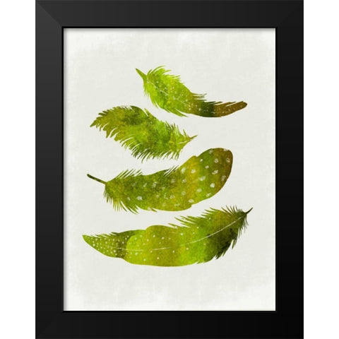 Marqius Village Black Modern Wood Framed Art Print by Lewis, Sheldon