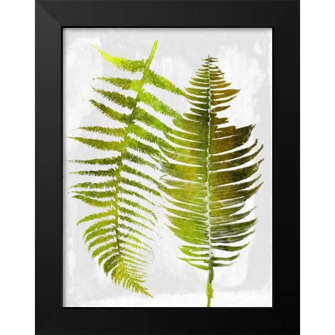 Tropic Spring Black Modern Wood Framed Art Print by Lewis, Sheldon
