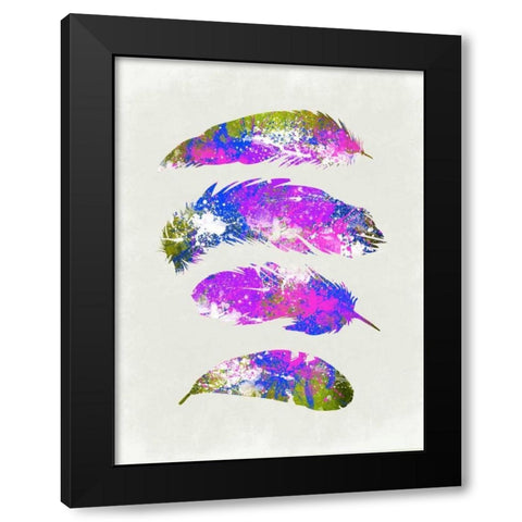 Fourth Impression 2 Black Modern Wood Framed Art Print by Lewis, Sheldon