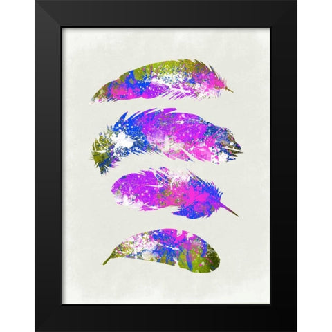 Fourth Impression 2 Black Modern Wood Framed Art Print by Lewis, Sheldon