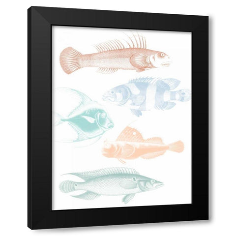 Deep Sea Adventure Black Modern Wood Framed Art Print by Lewis, Sheldon