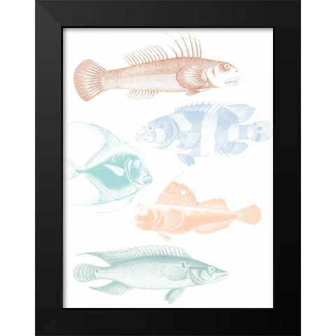 Deep Sea Adventure Black Modern Wood Framed Art Print by Lewis, Sheldon