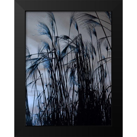 Blue Sunset 2 Black Modern Wood Framed Art Print by Lewis, Sheldon