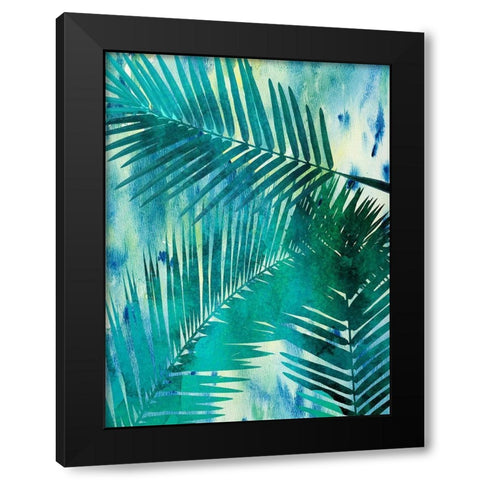 Deep In The Tropic 1 Black Modern Wood Framed Art Print with Double Matting by Lewis, Sheldon
