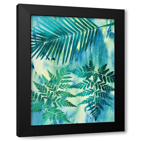 Deep In The Tropic 2 Black Modern Wood Framed Art Print with Double Matting by Lewis, Sheldon