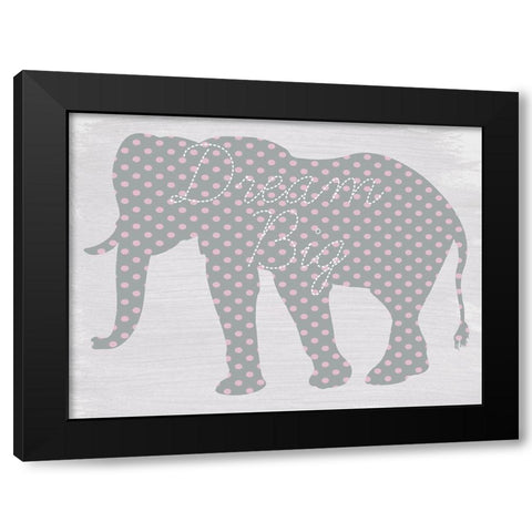 Big Baby Black Modern Wood Framed Art Print with Double Matting by Lewis, Sheldon