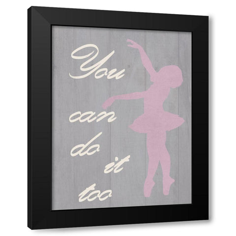 Happy Girls Black Modern Wood Framed Art Print with Double Matting by Lewis, Sheldon