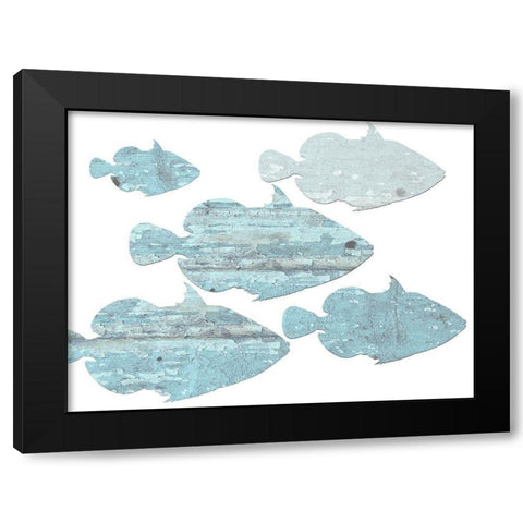 Old Shoal Black Modern Wood Framed Art Print with Double Matting by Lewis, Sheldon