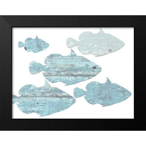 Old Shoal Black Modern Wood Framed Art Print by Lewis, Sheldon