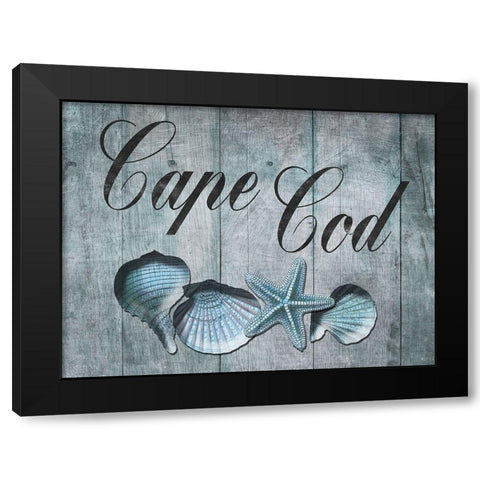 At The Cape Black Modern Wood Framed Art Print with Double Matting by Lewis, Sheldon