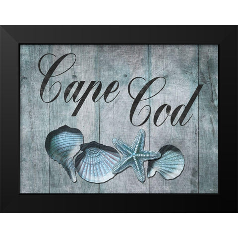 At The Cape Black Modern Wood Framed Art Print by Lewis, Sheldon