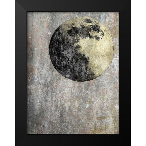Dark Of The Moon Black Modern Wood Framed Art Print by Lewis, Sheldon
