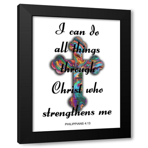 All Things Black Modern Wood Framed Art Print by Lewis, Sheldon