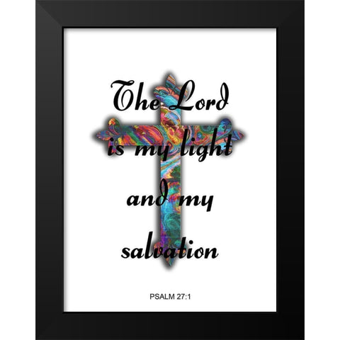 My Salvation Black Modern Wood Framed Art Print by Lewis, Sheldon