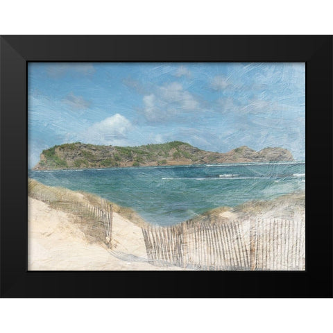 Bathway Bay 1 Black Modern Wood Framed Art Print by Lewis, Sheldon
