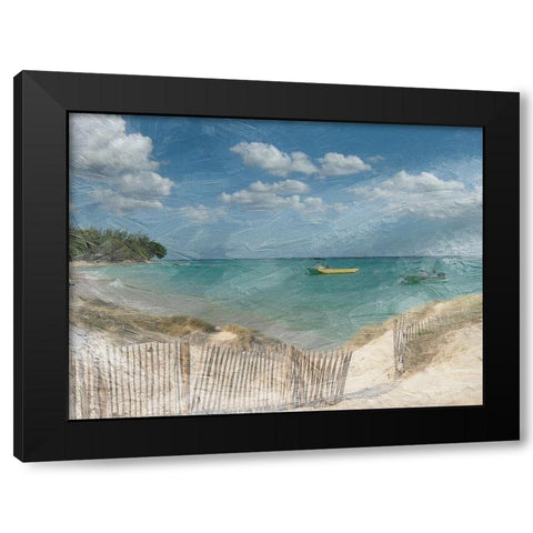 Bathway Bay 2 Black Modern Wood Framed Art Print by Lewis, Sheldon