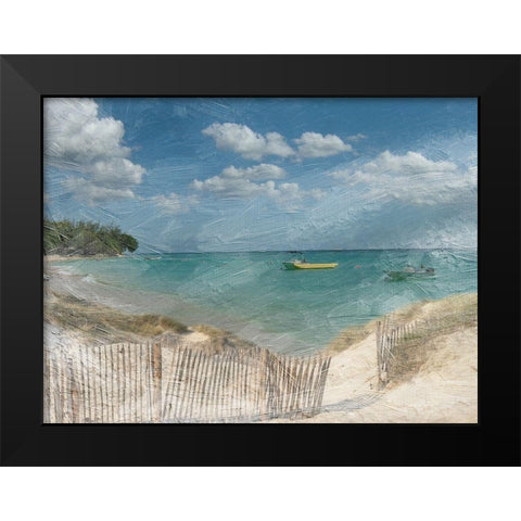Bathway Bay 2 Black Modern Wood Framed Art Print by Lewis, Sheldon