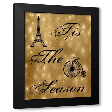 The Season Black Modern Wood Framed Art Print by Lewis, Sheldon